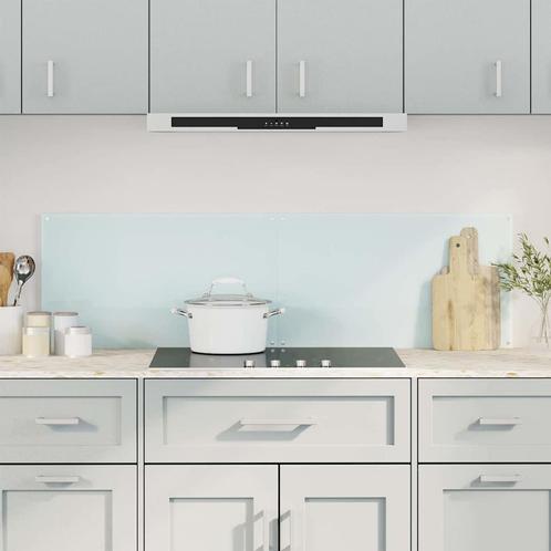 vidaXL Spatschermen keuken 2 st 70x40 cm gehard glas wit, Antiek en Kunst, Antiek | Keukengerei, Verzenden