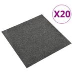 vidaXL Tapijttegels 20 st 5 m² 50x50 cm antraciet, Doe-het-zelf en Bouw, Verzenden, Nieuw