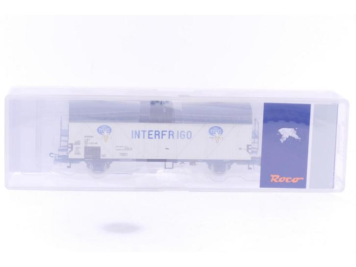 Schaal H0 Roco 76713 gesloten goederenwagen type Ics Int..., Hobby en Vrije tijd, Modeltreinen | H0, Gelijkstroom, Analoog, Nieuw