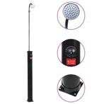 vidaXL Buitendouche solar 8 L 215 cm zwart, Verzenden, Nieuw