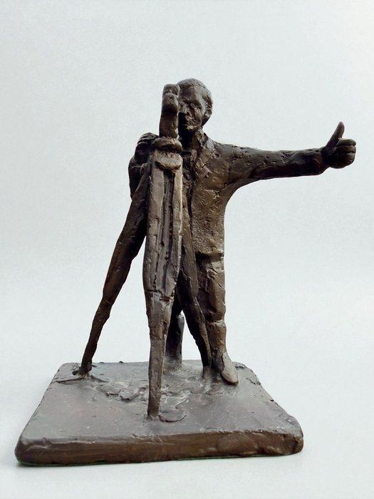 Figuur - Sculpture of a Photographer - Brons, Antiek en Kunst, Curiosa en Brocante