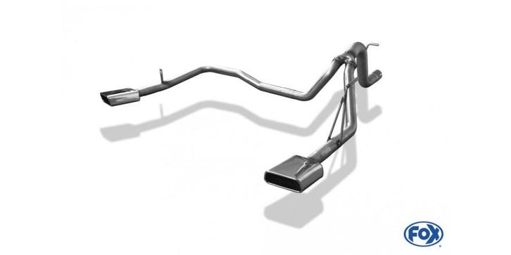 FOX Dodge Nitro uitlaatsysteem rechts/links - 145x65 type 59, Auto-onderdelen, Uitlaatsystemen, Nieuw, Verzenden