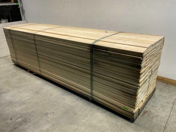 Veiling - 40x Vuren plank ruw 420x17,5x2,2cm, Doe-het-zelf en Bouw, Hout en Planken