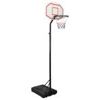 vidaXL Basketbalstandaard 282-352 cm polyethyleen wit, Verzenden