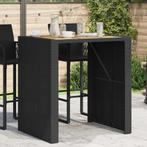 vidaXL Tuinbartafel acaciahouten blad 105x80x110 cm poly, Tuin en Terras, Tuintafels, Verzenden, Nieuw