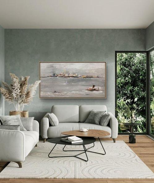 CARDUSU - LA PLAYA XXL, Antiek en Kunst, Kunst | Schilderijen | Modern