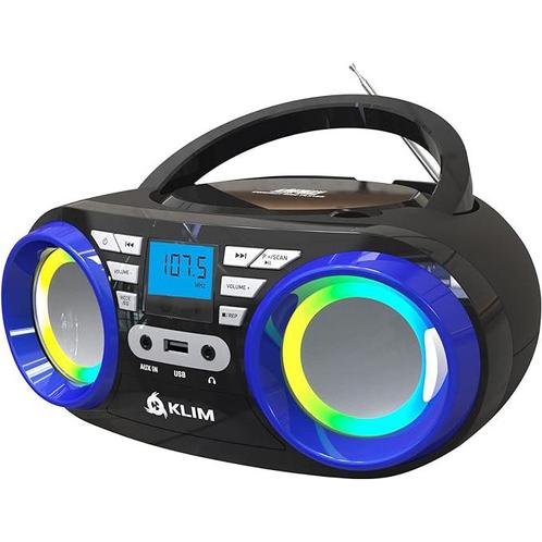 KLIM Boombox / radio met CD-speler en bluetooth - FM MP3, TV, Hi-fi & Vidéo, Radios, Envoi