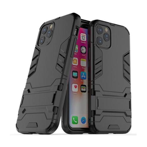 iPhone 11 - Robotic Armor Case Cover Cas TPU Hoesje Zwart +, Télécoms, Téléphonie mobile | Housses, Coques & Façades | Apple iPhone