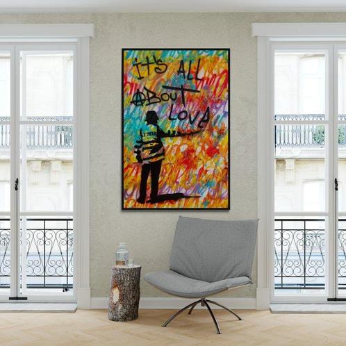 RAM - Vs Bansky -  Dedication to the Streets  - XXL size, Antiek en Kunst, Kunst | Schilderijen | Modern