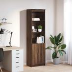 vidaXL Hoge kast 50x35x180 cm spaanplaat bruin eikenkleurig, Huis en Inrichting, Verzenden, Nieuw