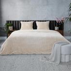 Teddy Hexagon dekbedovertrek - crème-wit - 240 x 220 cm |, Huis en Inrichting, Slaapkamer | Beddengoed, Verzenden, Nieuw