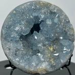 celestine Blue Celstine Geode Round disk Cluster - Hoogte: