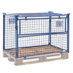 Gebruikte Opzetrand  L: 1240, B: 840, H: 970 (mm) blauw