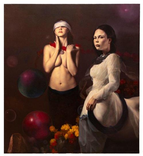 Salvatore Testa (1966) - Caravaggista contemporaneo - Le, Antiek en Kunst, Kunst | Schilderijen | Klassiek