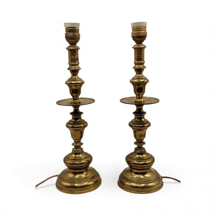 Stiffel Lamps - Lamp (2) - Kandelabers - Messing, Antiek en Kunst, Curiosa en Brocante