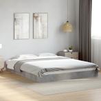 vidaXL Bedframe bewerkt hout betongrijs 160x200 cm, Huis en Inrichting, Verzenden, Nieuw