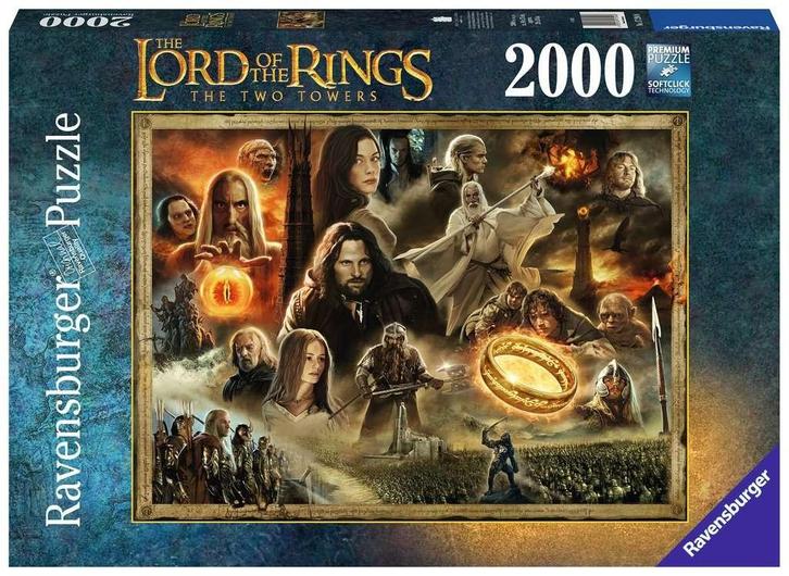 Lord of the Rings: The Two Towers Puzzel (2000 stukken), Verzamelen, Lord of the Rings, Ophalen of Verzenden