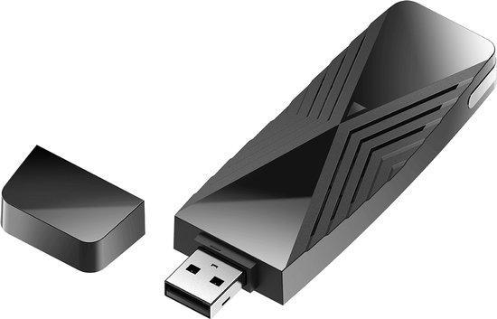 D-Link DWA-X1850 - Wi-Fi Adapter - USB 3.02 - WiFi 6 - MU..., Computers en Software, WiFi-versterkers, Nieuw, Verzenden