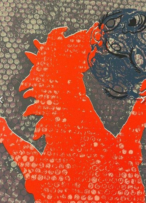 Jörg Immendorff (1945-2007) - Pferd, Affe, Weltkugel, Antiek en Kunst, Antiek | Overige Antiek