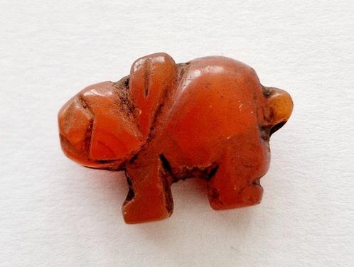 Bactrisch of Sino-Siberisch agaat XXS Konijn Bedel Talisman, Antiek en Kunst, Antiek | Overige Antiek