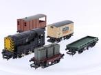 Schaal 00 Lima/Hornby 305689W, L204658, R19, R124 en R 34..., Hobby en Vrije tijd, Ophalen of Verzenden, Gebruikt, Gelijkstroom