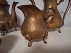 Koffieservies (4) - Verzilverd - Thee- en koffiezetset, Antiquités & Art, Antiquités | Ustensiles de cuisine