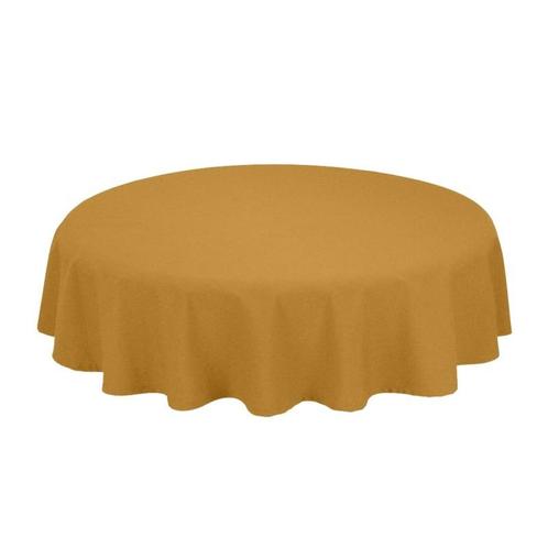 Tafelkleden Rond Gold Geel 230cm Ø - Treb SP, Huis en Inrichting, Keuken | Textiel, Overige kleuren, Nieuw, Verzenden