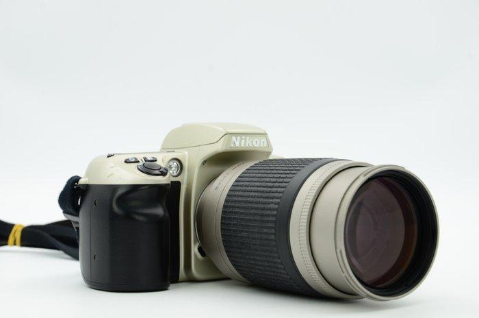 Nikon F60 + Nikon AF Nikkor 70-300mm F4-5.6G Single lens, Audio, Tv en Foto, Fotocamera's Analoog