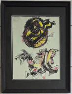 Theo Wolvecamp (1925-1992) - Abstracte compositie, Antiek en Kunst, Kunst | Schilderijen | Modern