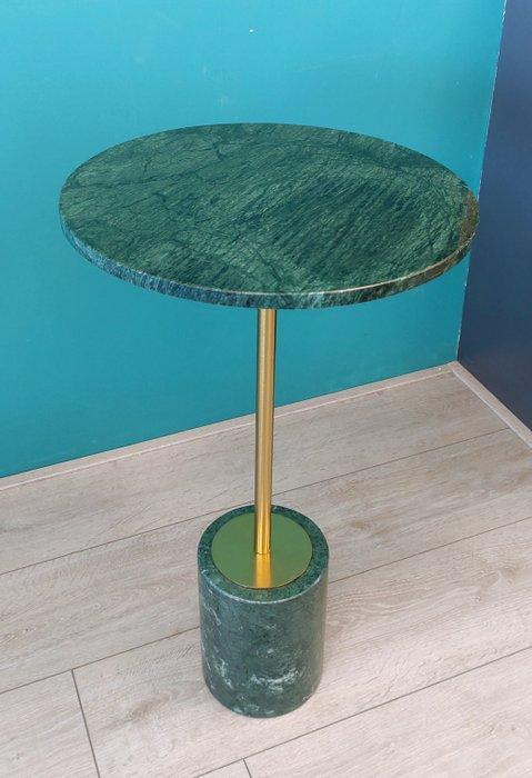 Groen Marmer Gouden - Bijzettafel - Metaal, Antiek en Kunst, Curiosa en Brocante