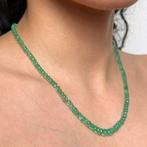 Collier précieux en émeraude colombienne naturelle de plus