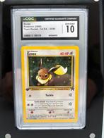 Pokémon Graded card - Eevee First edition - CGC - WOTC -, Hobby en Vrije tijd, Nieuw