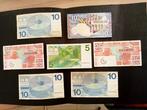 Nederland. - 7 banknotes - various dates (Zonder