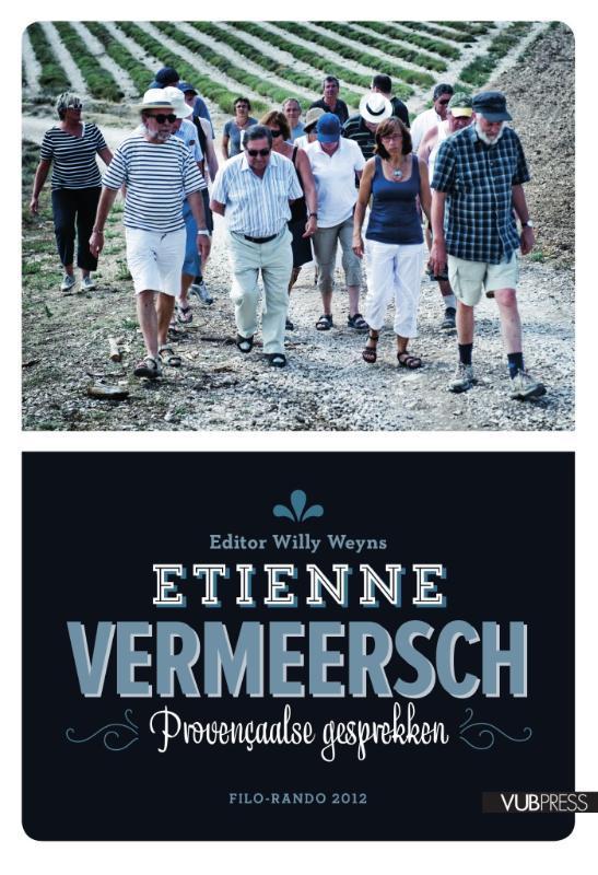 Etienne Vermeersch / filo-rando 2012 9789057182709, Boeken, Filosofie, Zo goed als nieuw, Verzenden
