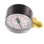 0..25 Bar (0..363 lb/po2) Manomètre sous acier/laiton 50 mm, Bricolage & Construction, Verzenden