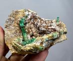 Volledig beëindigde, tweekleurige transparante schone, Verzamelen, Mineralen en Fossielen