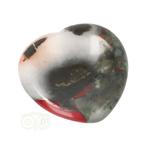 Drakenbloed Jaspis  hart worry stone ( Zorgen steen ) Nr 8, Bijoux, Sacs & Beauté, Pierres précieuses, Verzenden