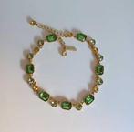 Oscar De La Renta - Verguld, kristal - Halsketting