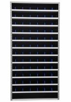 Vakkenkast schottenkast 198x100x30 72 schotjes Grijs, Huis en Inrichting, Kasten | Roldeurkasten en Archiefkasten, Ophalen of Verzenden