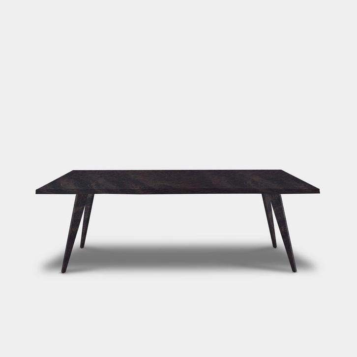 Tafel Boomstam Eikenhout  Hout Onderstel  300x100, Huis en Inrichting, Tafels | Eettafels