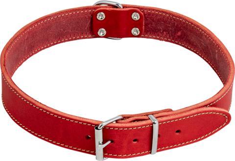 JV Vetleder halsband rood 14mmx35cm, Animaux & Accessoires, Colliers & Médailles pour chiens