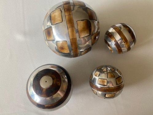 Pièce de jeu - Carpet Bowling - Aluminium et Cornes, Antiek en Kunst, Curiosa en Brocante