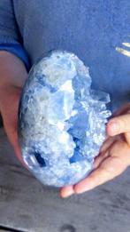Celestiet Celestine Druse Cluster - Piramidevormig Kristalen