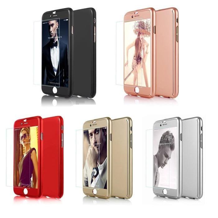 Full body 360 graden iphone 7 7S case hoes hoesje + screenpr, Telecommunicatie, Mobiele telefoons | Hoesjes en Screenprotectors | Overige merken