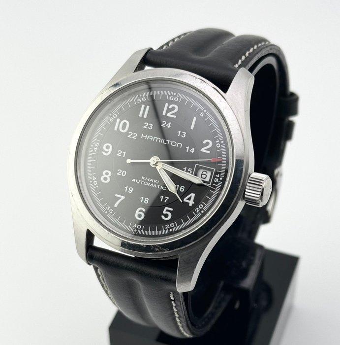 Hamilton - Khaki Field - Zonder minimumprijs - H704450 -, Handtassen en Accessoires, Horloges | Heren