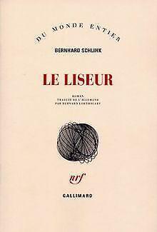 Le Liseur  Schlink, Bernhard  Book, Livres, Livres Autre, Envoi