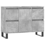 Badkamerkast Beton Grijs 80cm | Retour Deal -35%, (Half)hoge kast, Verzenden, Nieuw, 50 tot 100 cm