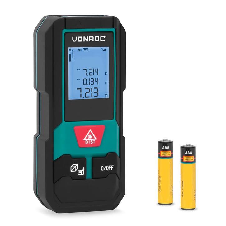 Laser Afstandsmeter 20m - compact formaat | Afstand –, Doe-het-zelf en Bouw, Meetapparatuur, Nieuw, Verzenden
