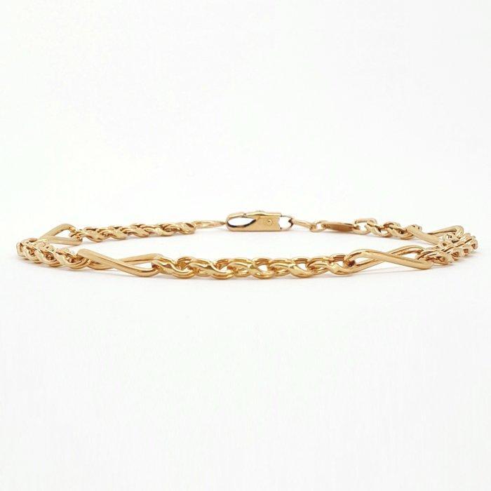 Armband - 18 karaat Geel goud, Handtassen en Accessoires, Armbanden