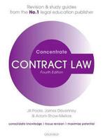 Contract Law Concentrate 9780198840442 Jill Poole, Boeken, Verzenden, Gelezen, Jill Poole